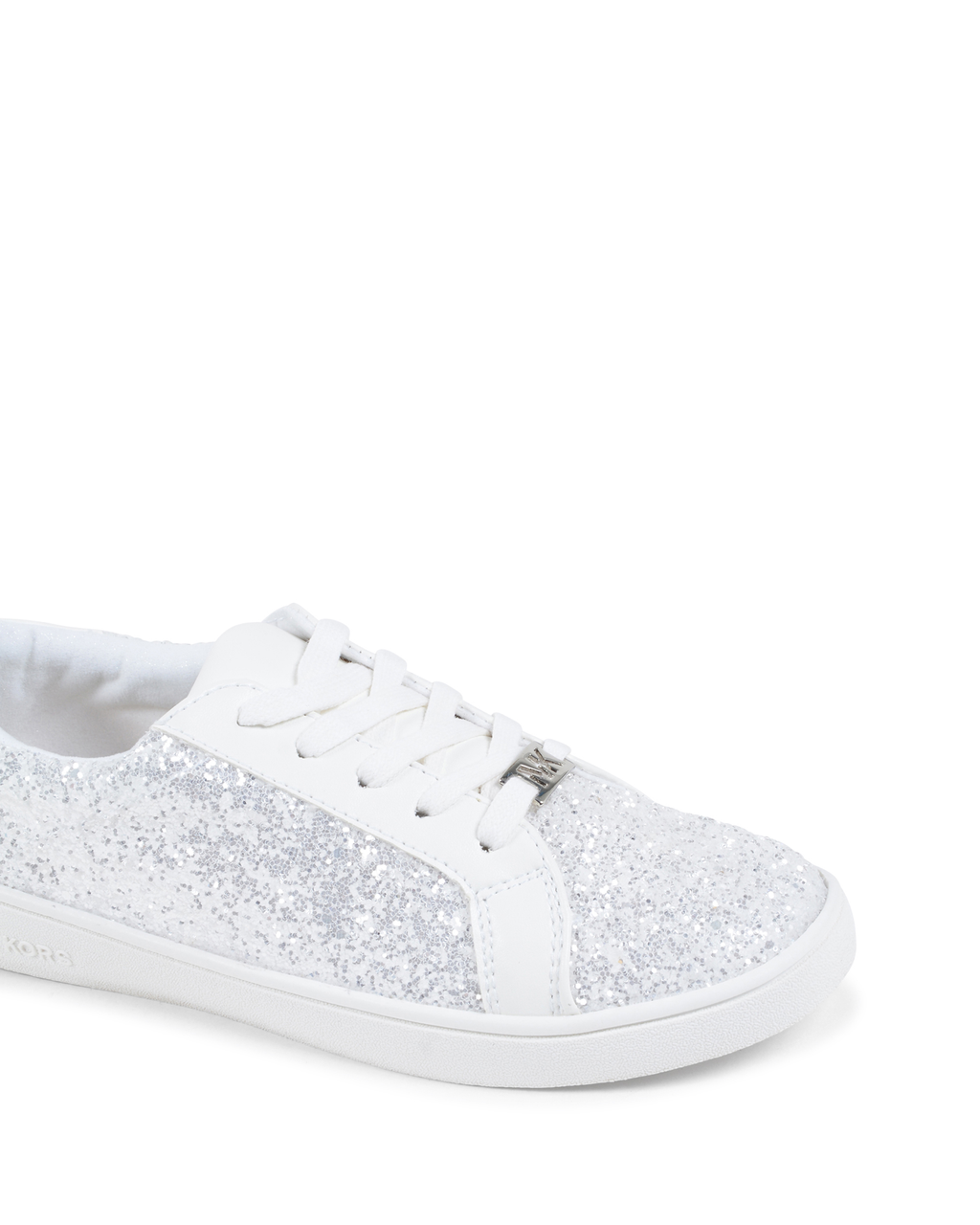 Michael Kors Sneaker da bambina bianca ZIA IVY ACE WHITE GLITTER