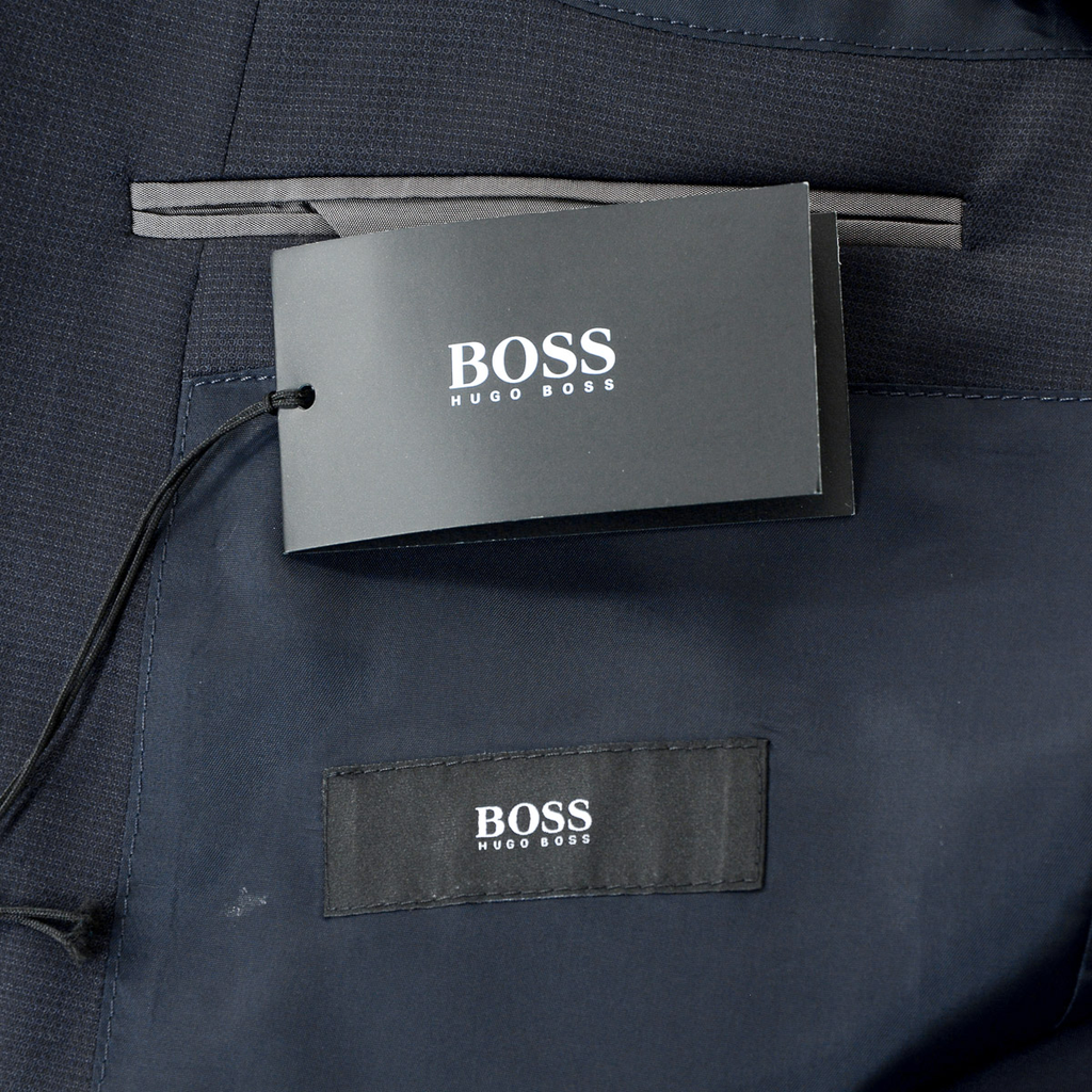 Abito da uomo Hugo Boss blu scuro, GRANDE GENIO