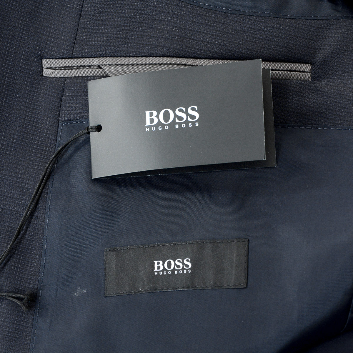 Abito da uomo Hugo Boss blu scuro, GRANDE GENIO