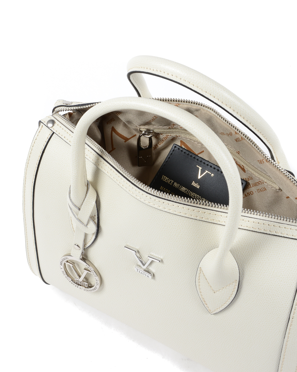 V Italia Borsa a mano da donna Beige V014-S PALMELLATO BEIGE