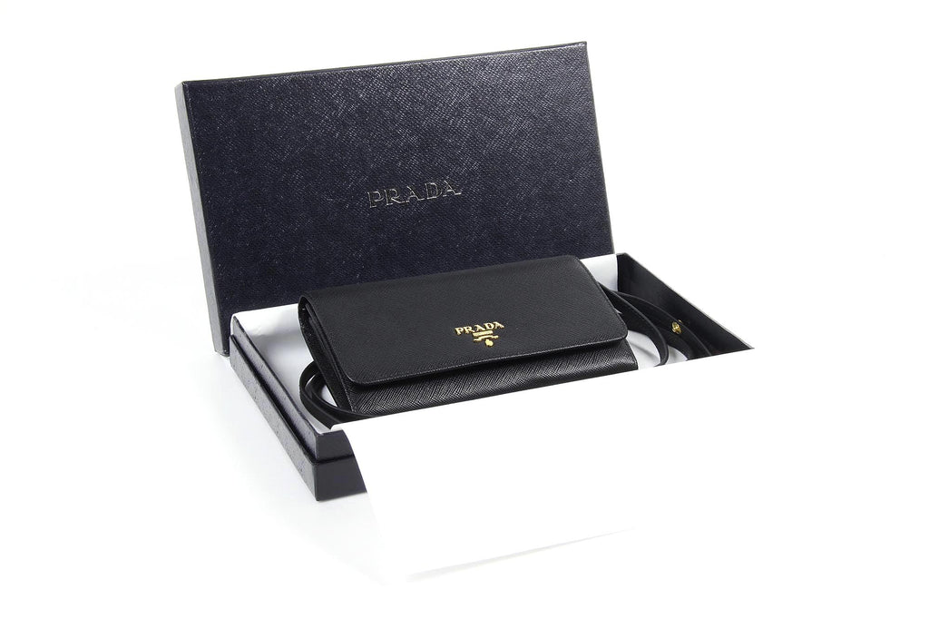 Pochette Prada 1MT437 Nero Saffiano Metallo