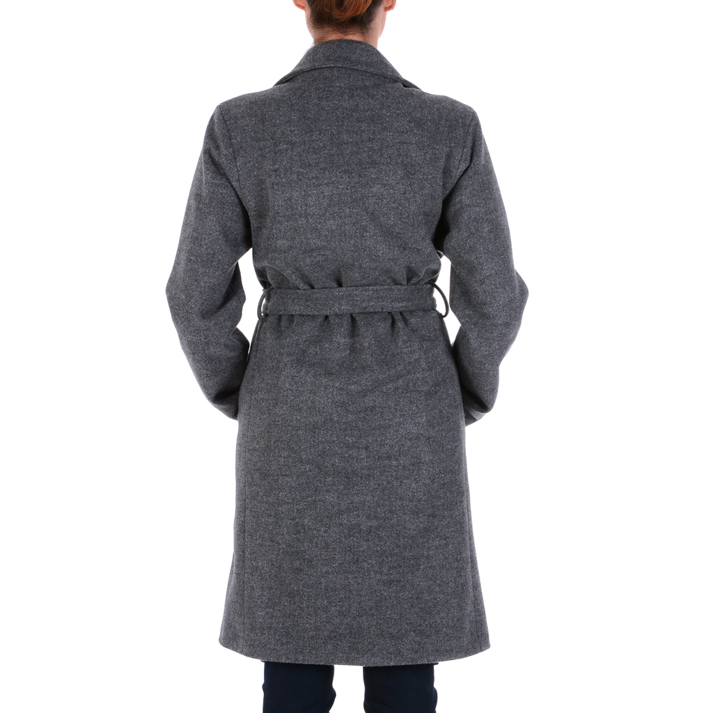 V 1969 Italia Cappotto da donna a maniche lunghe grigio JENNY
