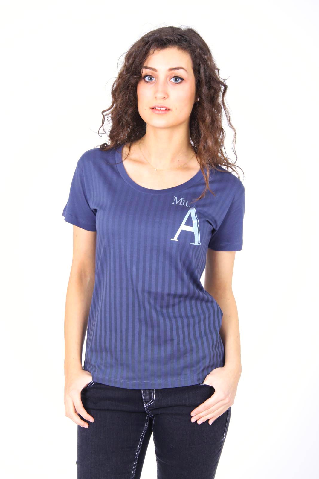 Emporio Armani t-shirt da donna manica corta AGH60 AX QG