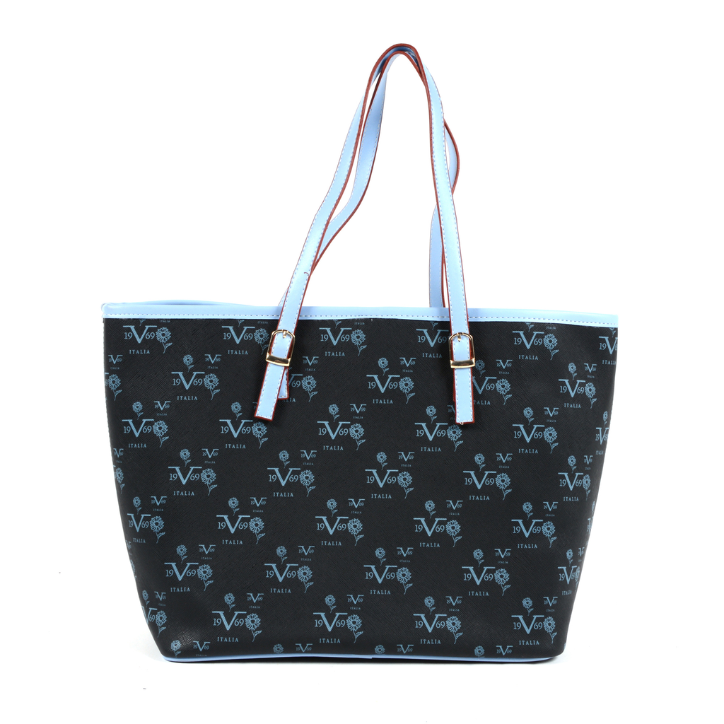 19V69 Italia Borsa da donna Multicolore 8VXW19694717 NERO AZZURRO