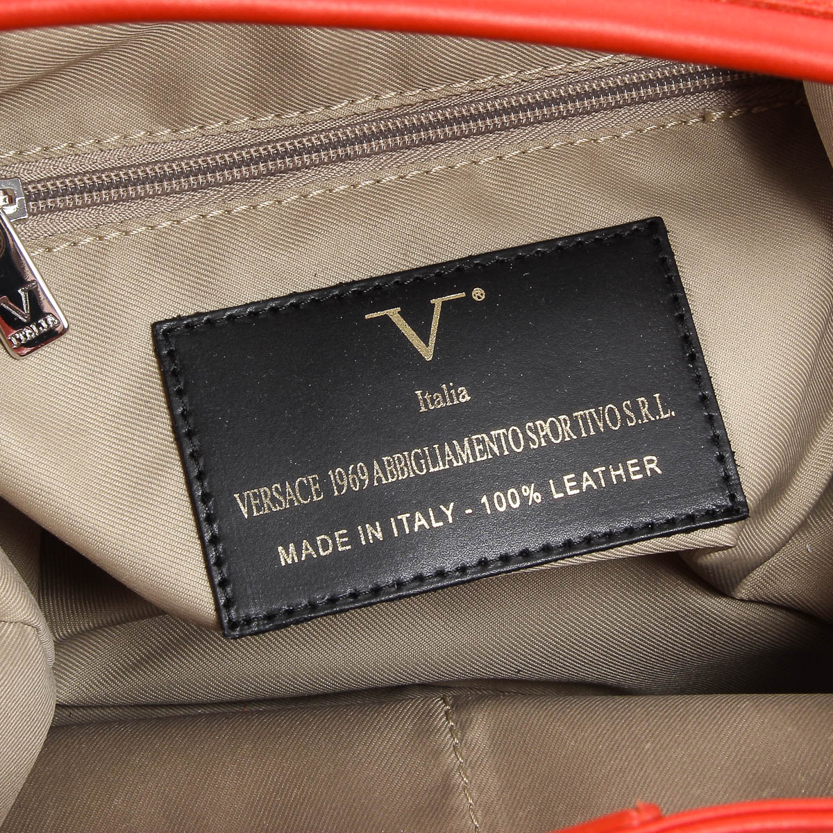 V 1969 Italia Borsa da donna V005-S SOFT ROSSO