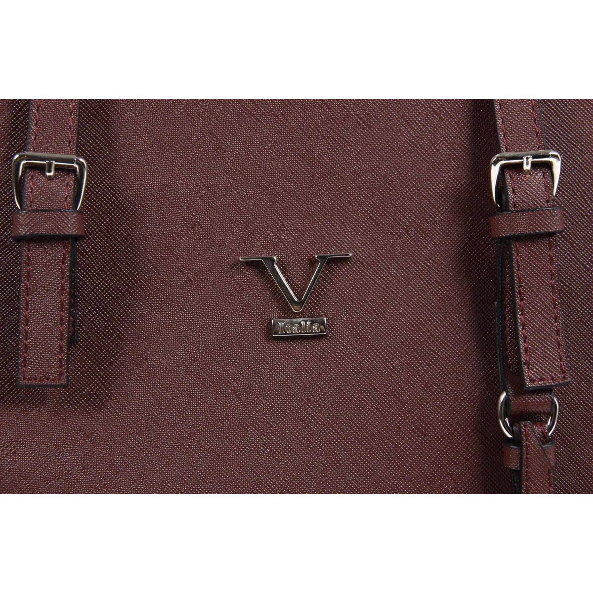 V 1969 Italia Borsa da donna VE010 CLARET RED