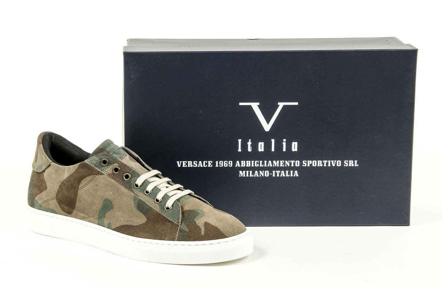 Sneaker da uomo V 1969 Italia V5390 CAMOSCIO MIMETICO