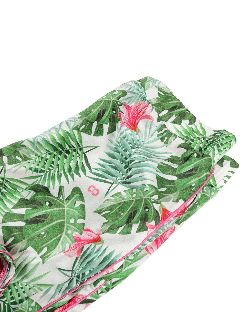 Pigiama con stampa di palme