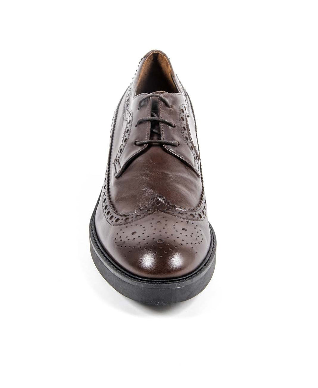Scarpa Brogue Donna V 1969 Italia B1670 VITELLO T. MORO COCCO