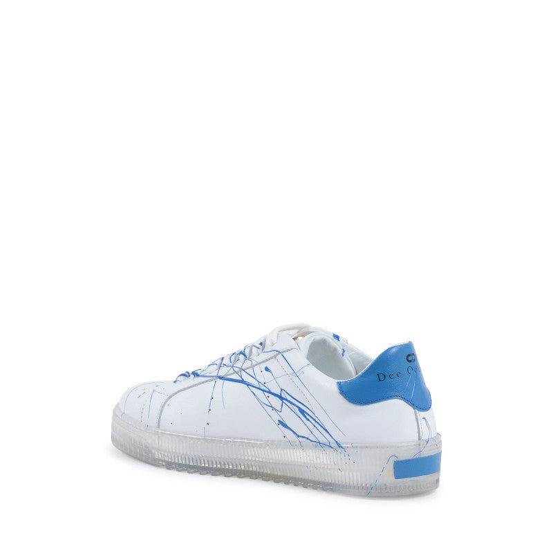 Sneaker Splatter - Bianco Azzurro
