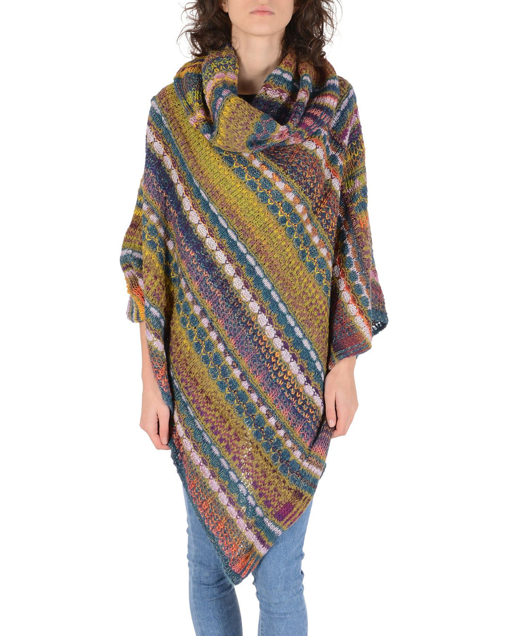 Missoni Donna Poncho Multicolore PO74WMD67670003