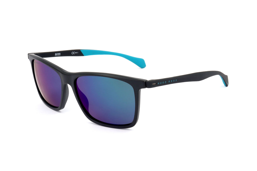 Occhiali da sole da uomo Hugo Boss BOSS 1078 S SE8 57 16 145 GRIGIO OPACO VERDE