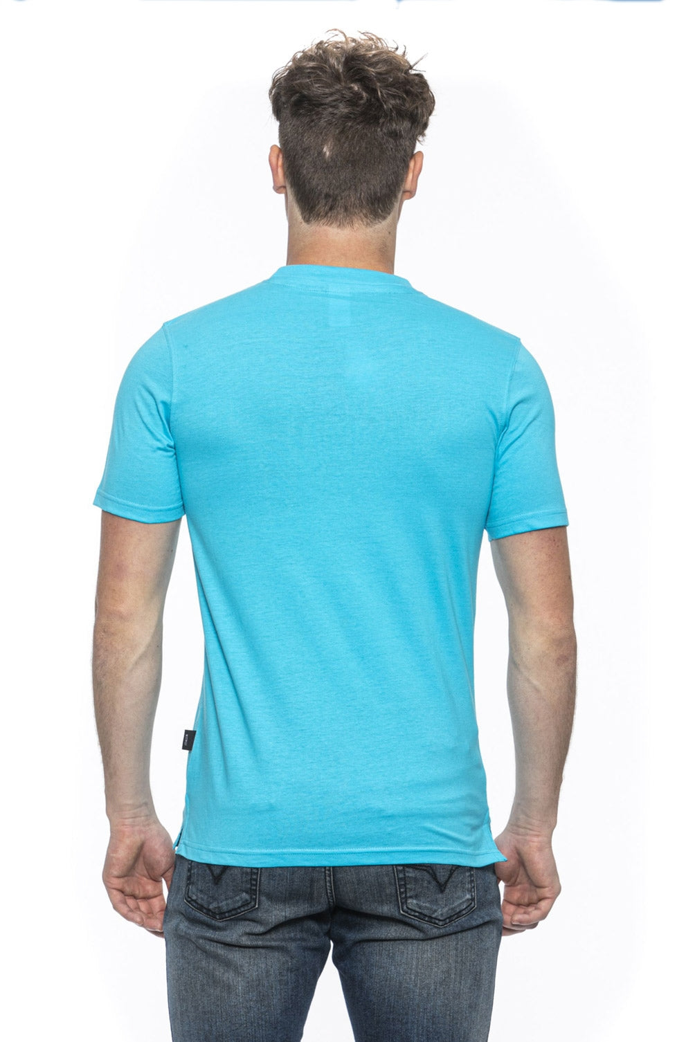 19V69 Italia T-Shirt Uomo Azzurro IVAN TURCHESE