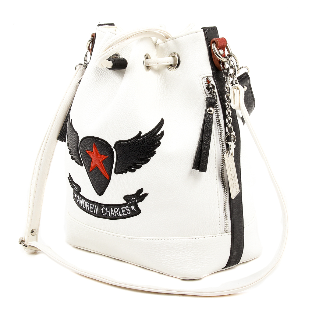 Borsa a mano da donna Andrew Charles bianca LUCINDA