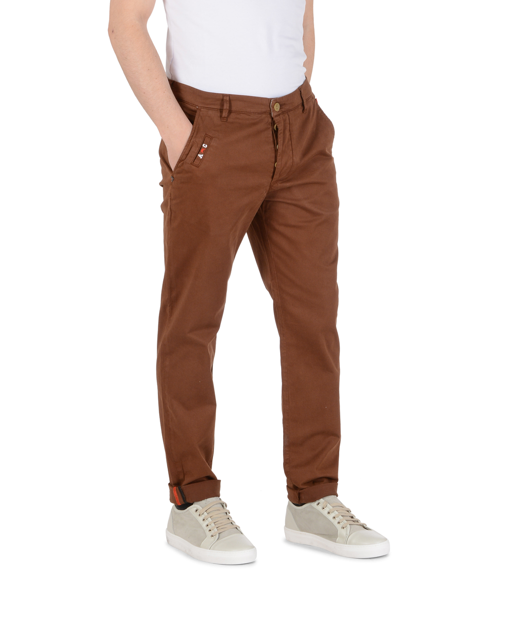 Pantaloni da uomo Andrew Charles Regular Fit RAMY BROWN