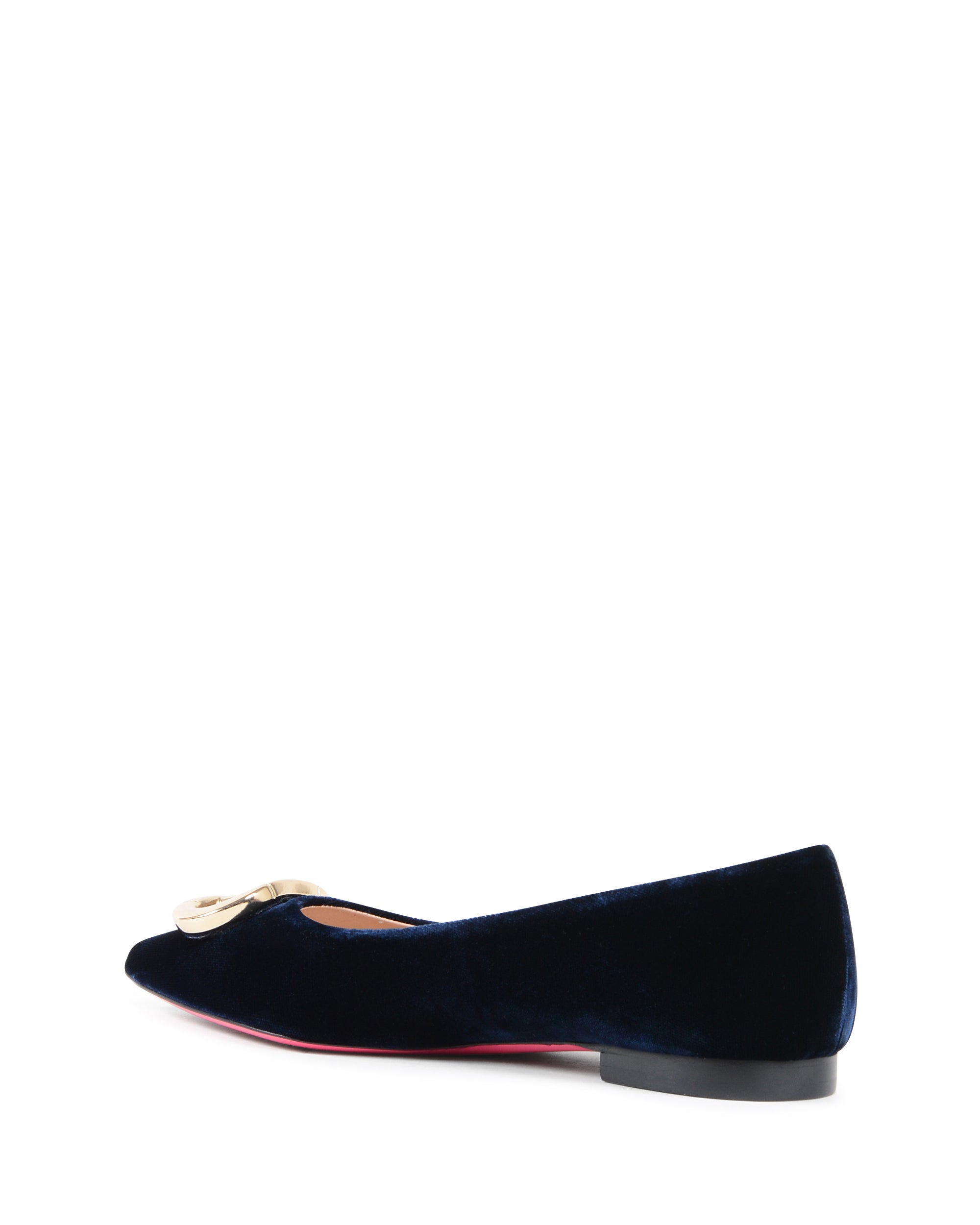 Ballerina di velluto blu