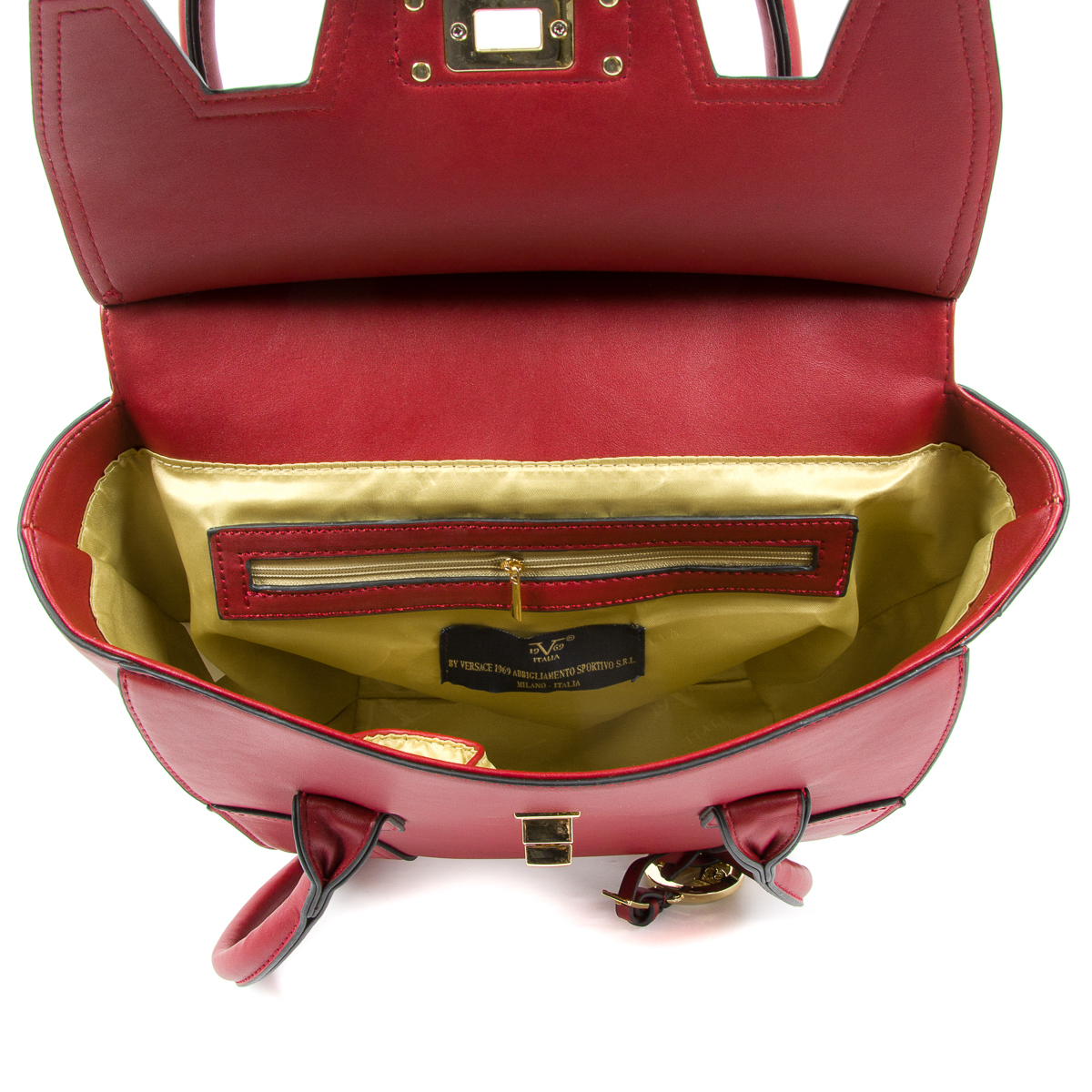V 1969 Italia Borsa da donna Bordeaux SALLY