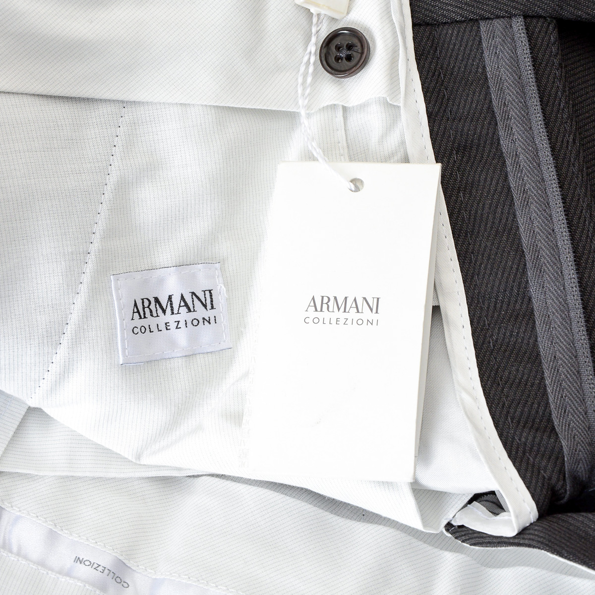 Pantaloni Armani Collezioni Uomo Grigi