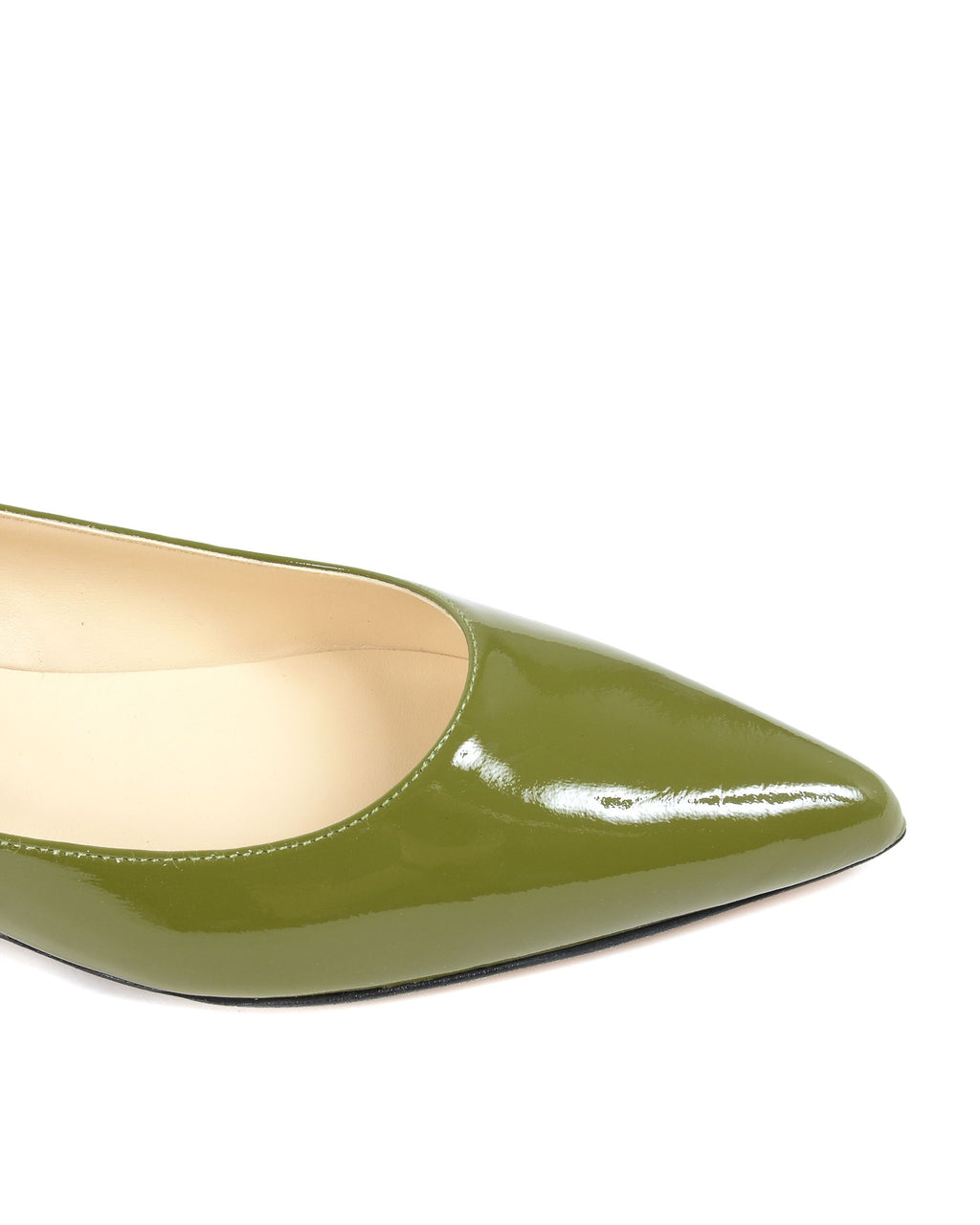 19V69 Italia Ballerina da donna verde 4747 VERNICE VERDE