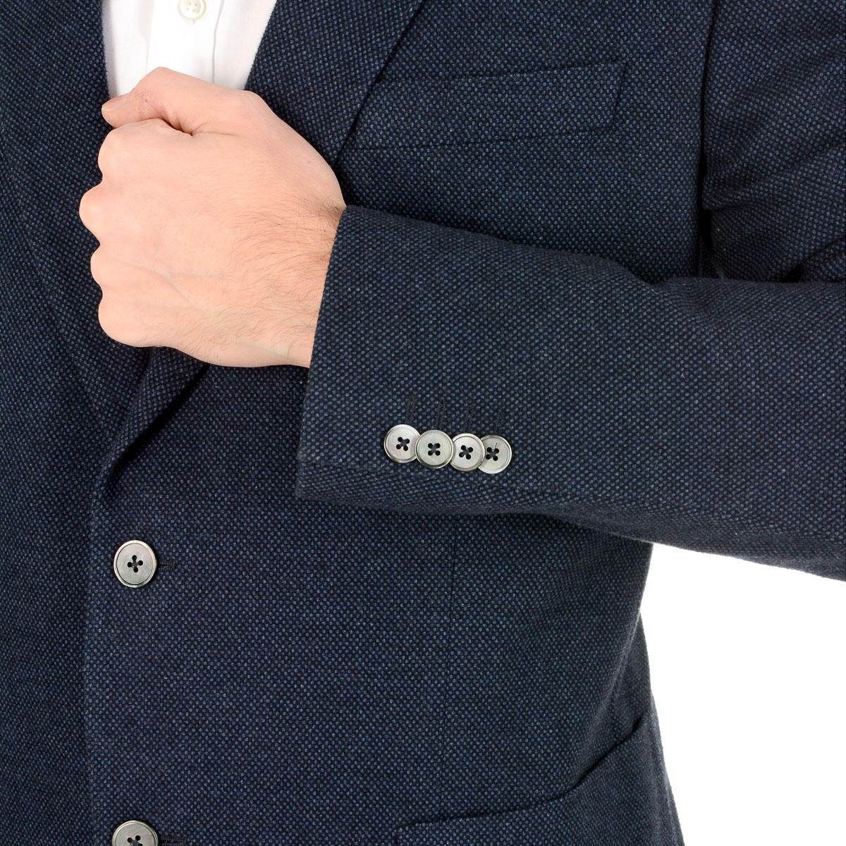 Giacca da uomo Hugo Boss a maniche lunghe blu scuro JANSON