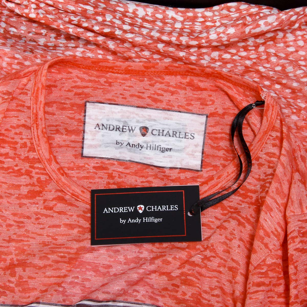 Andrew Charles T-shirt da uomo a maniche corte con scollo rotondo rossa LEVI