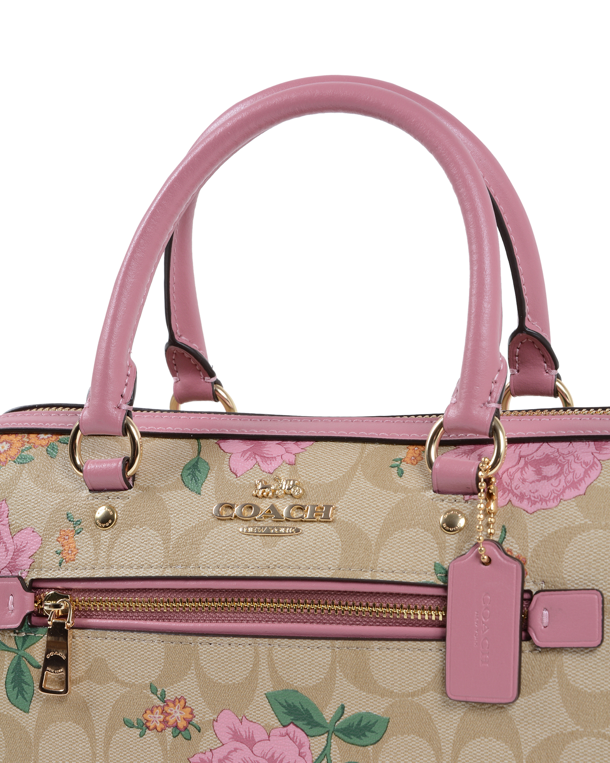 Borsa a mano da donna Coach Multicolore 2717 STAMPA ROSA