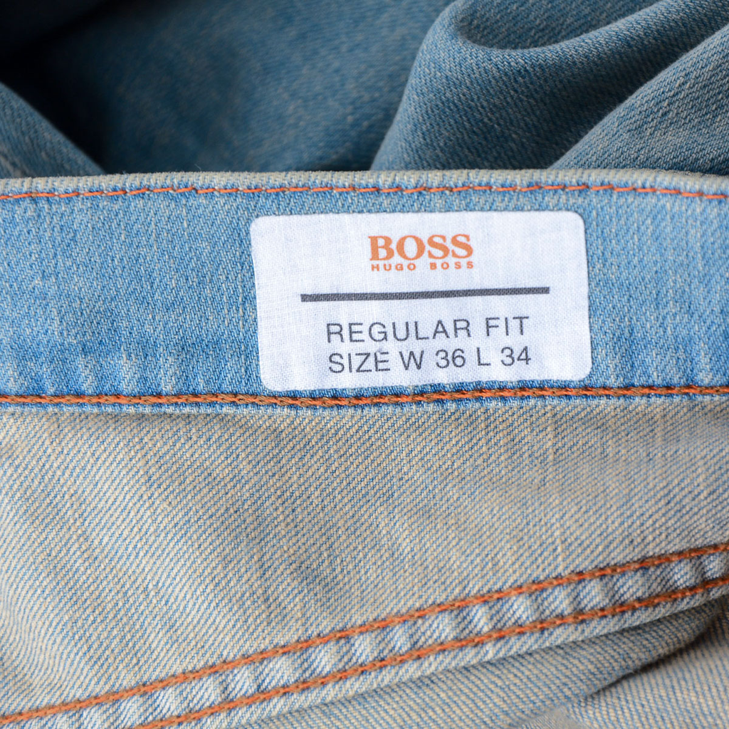 Jeans da uomo Hugo Boss Azzurro HB