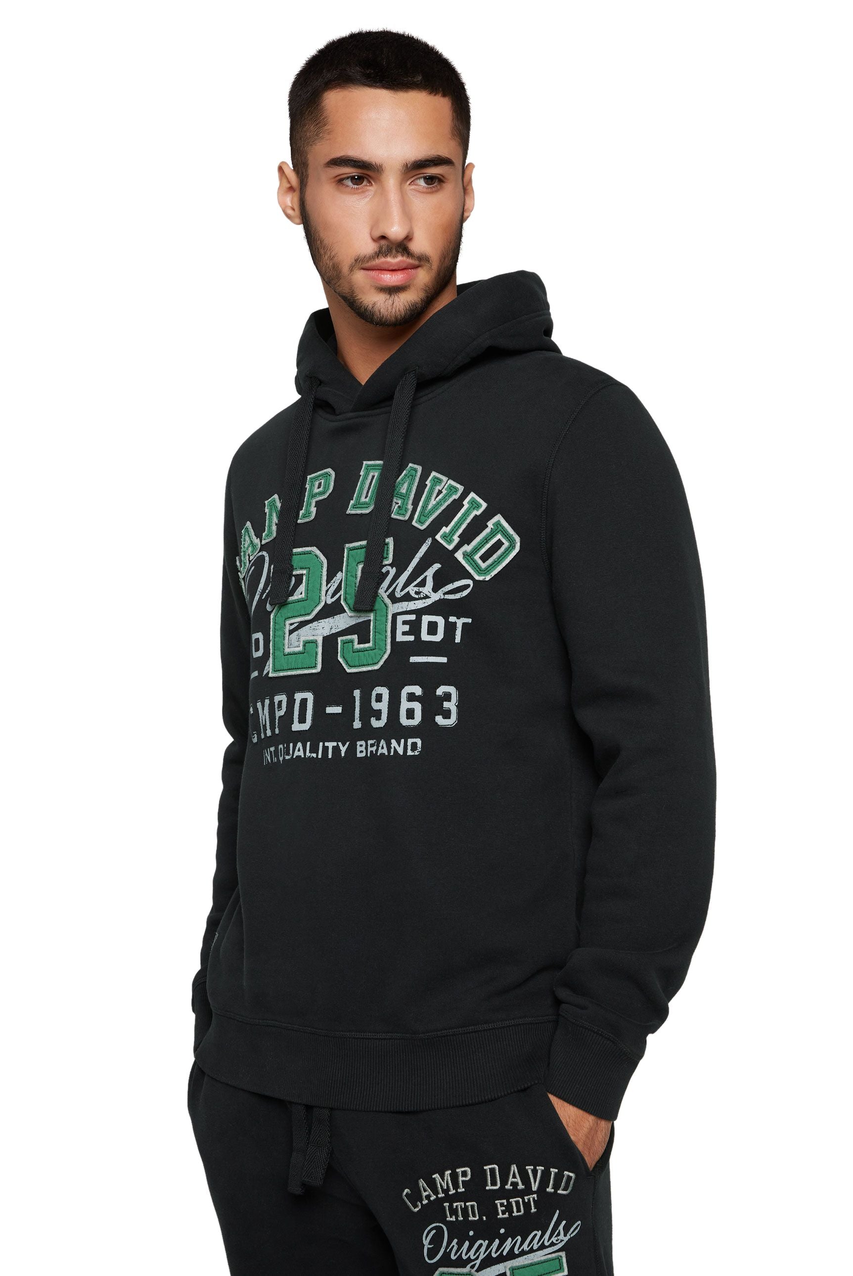 Felpa con cappuccio da uomo Camp David