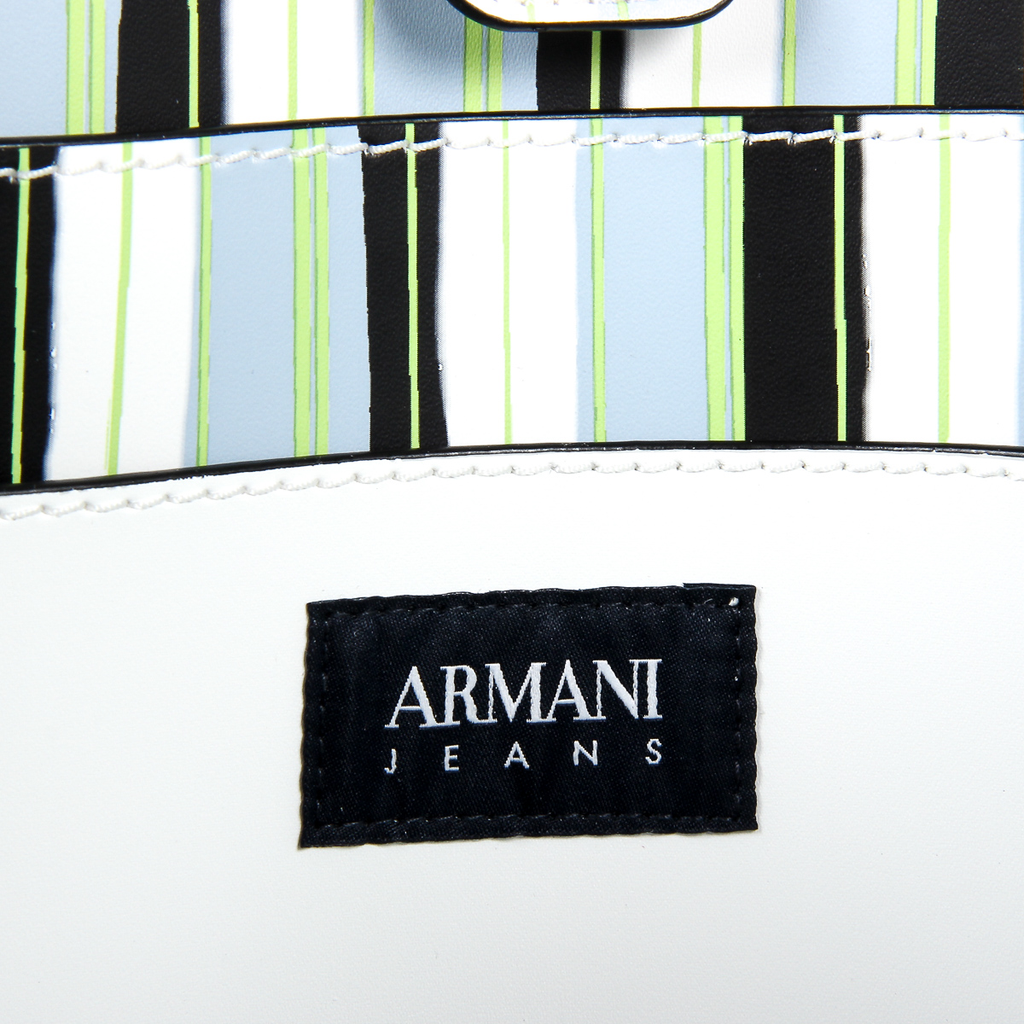 Borsa a mano da donna Armani Jeans bianca 922171 7P757 00010