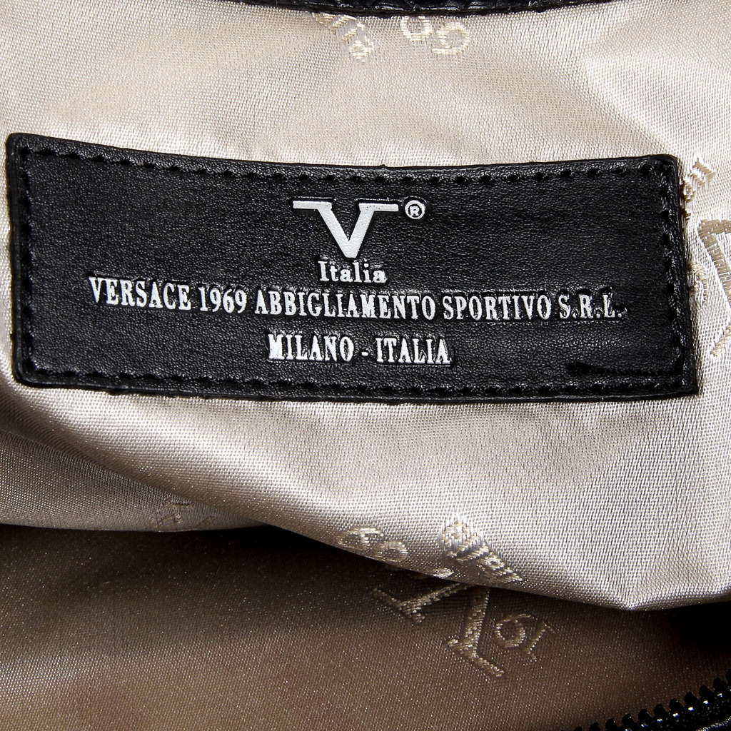 V 1969 Italia Borsa da uomo nera JEFF