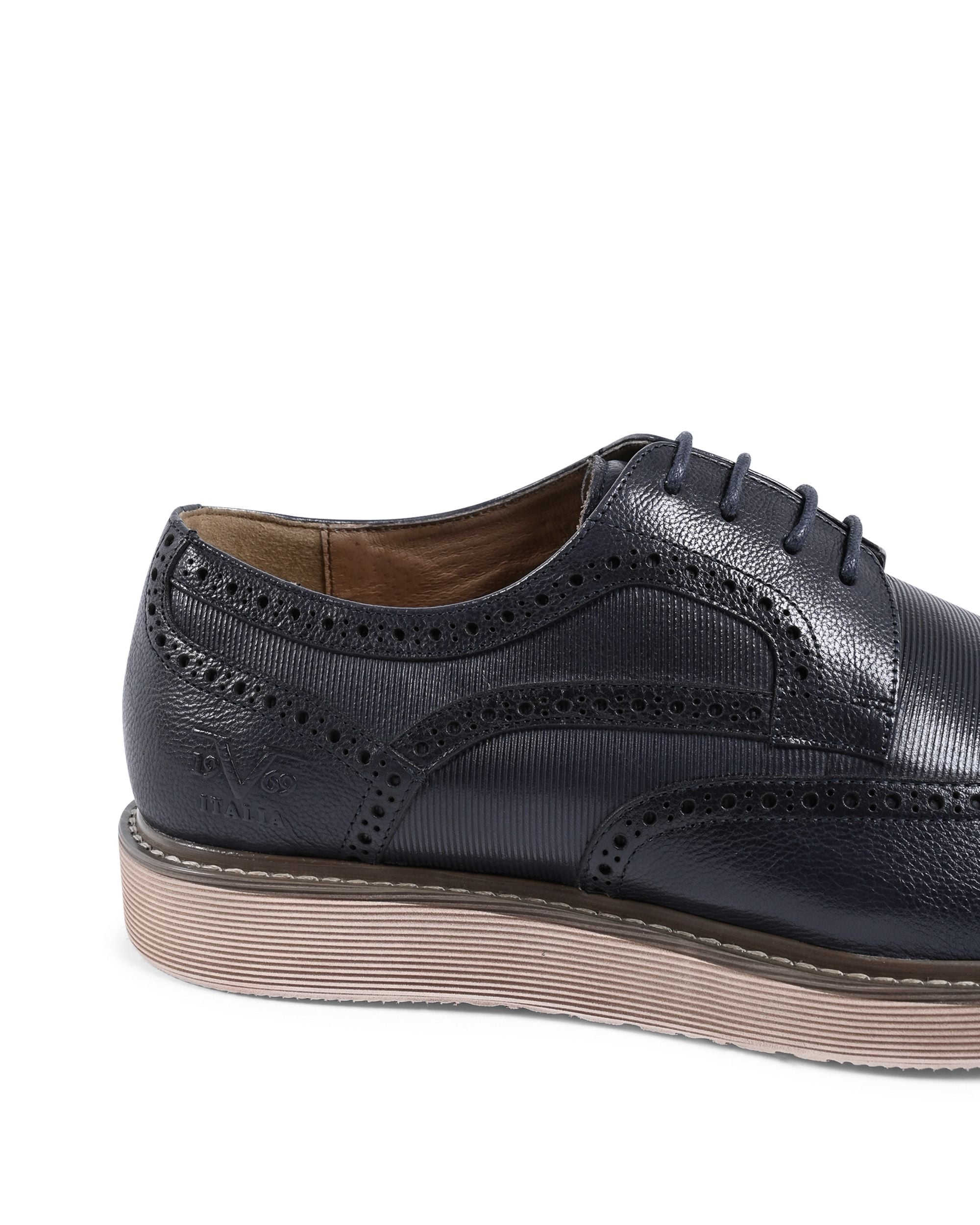 19V69 Italia Scarpe stringate da uomo blu scuro YO F1605-016 NAVY
