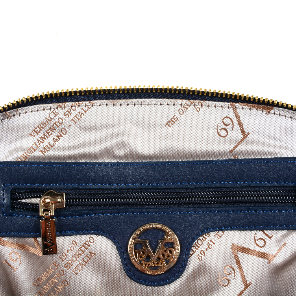 Borsa Donna V 1969 Italia Blu Scuro CRETA