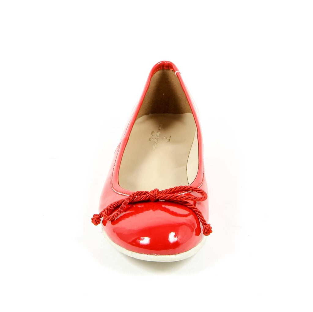 V 1969 Italia Ballerina da donna E08 VERNICE ROSSO