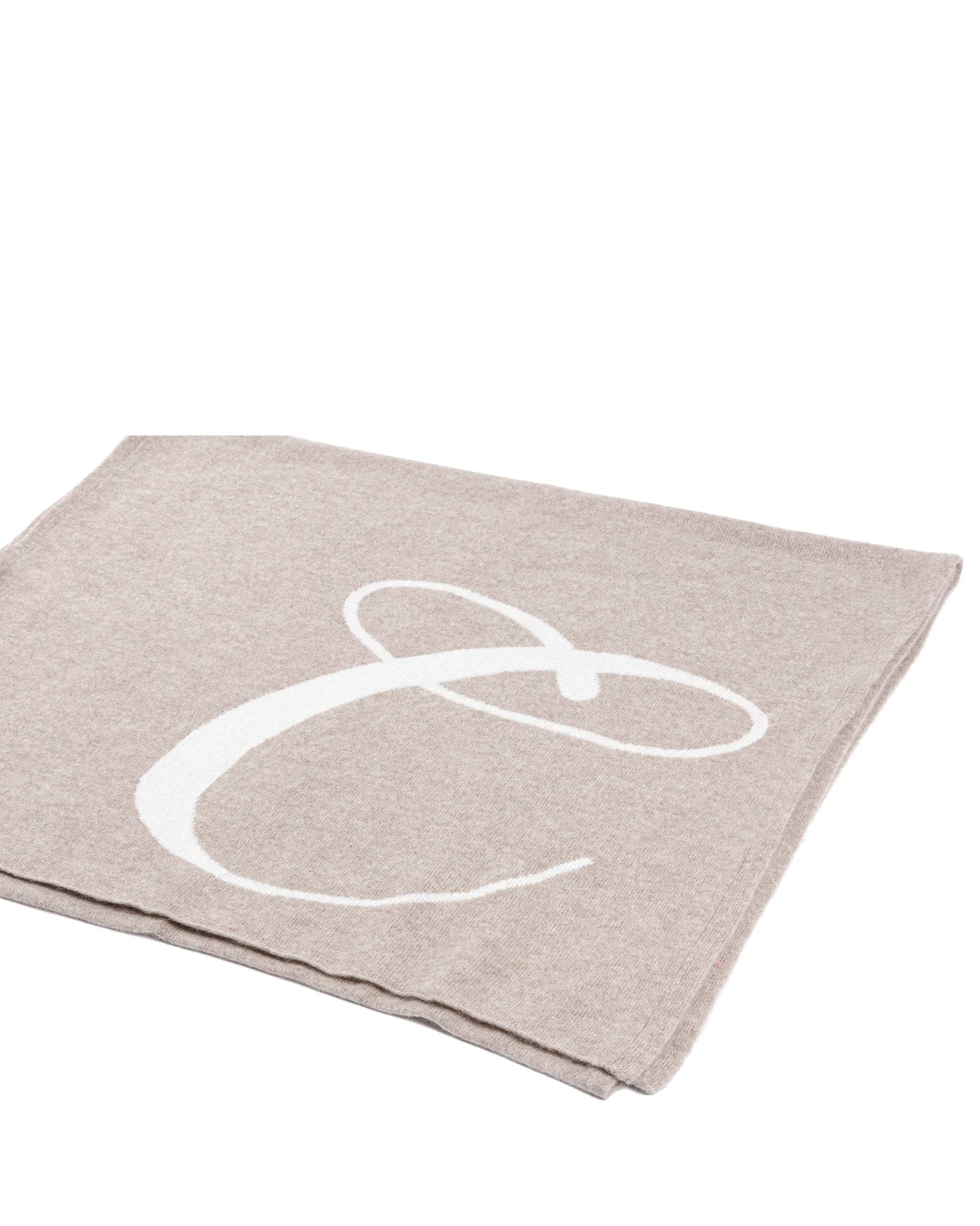 Sciarpa monogrammata Dee Ocleppo DEAN VILLAGE CAMEL C