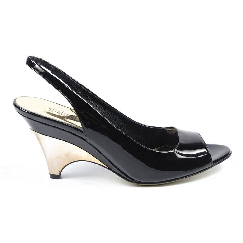 Sandalo donna Sebastian Milano S3065M VERNICE NERA