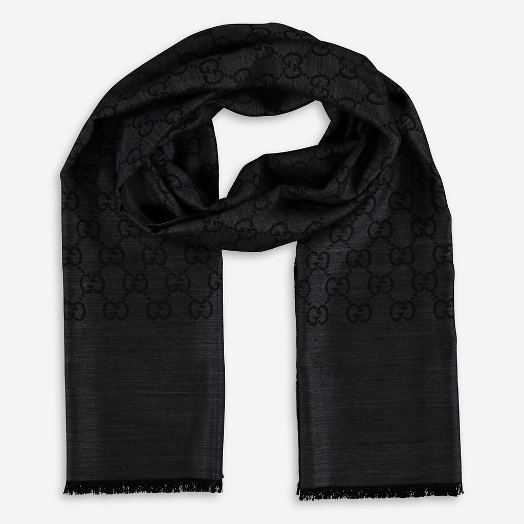 Gucci sciarpa uomo 70x200 nero