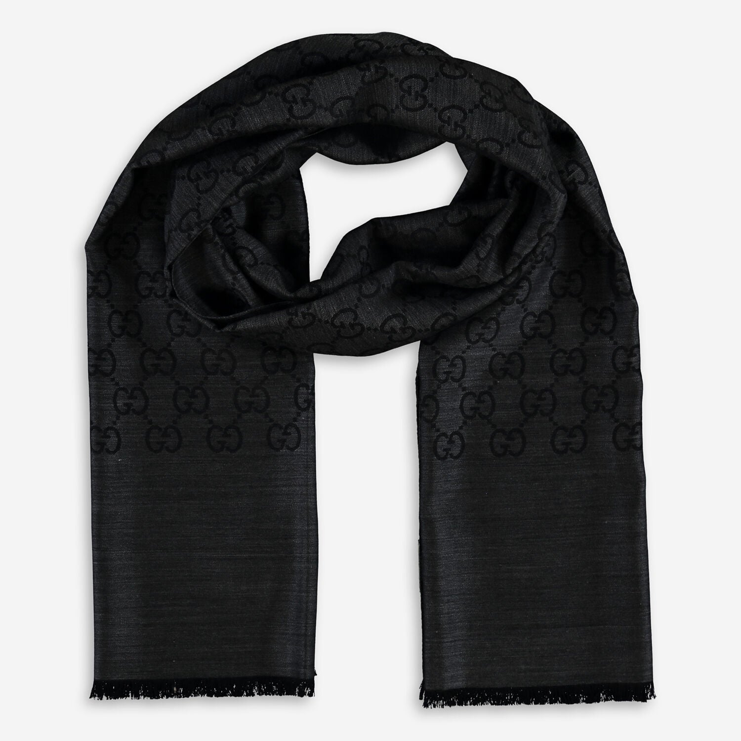 Gucci sciarpa uomo 70x200 nero