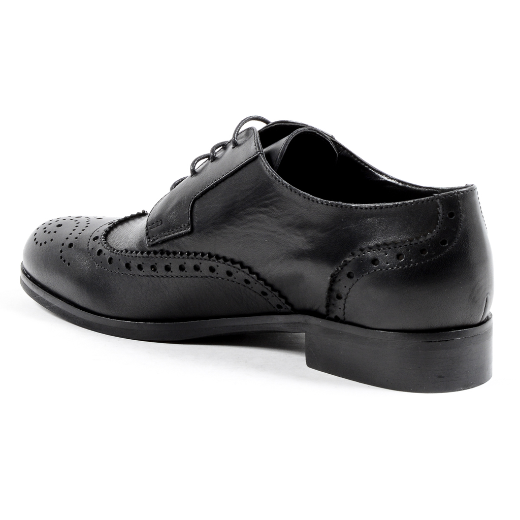 V 1969 Italia Scarpa Brogue da Donna Nera SULLY