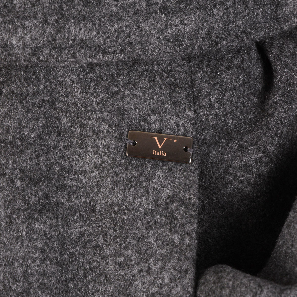V 1969 Italia Cappotto da donna a maniche lunghe grigio JENNY