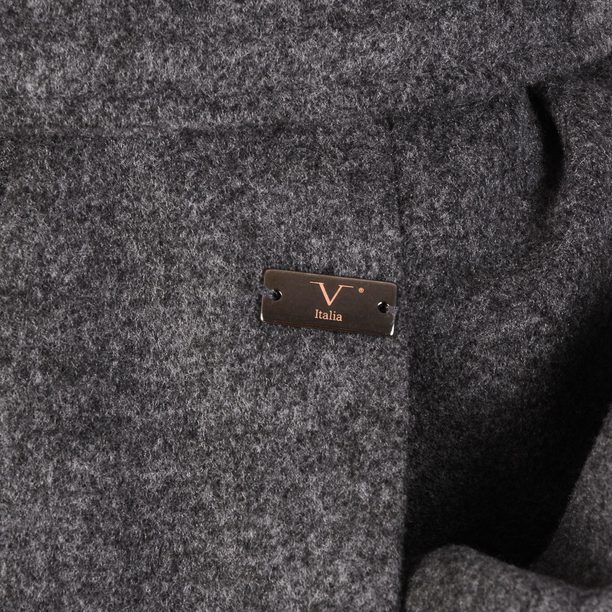 V 1969 Italia Cappotto da donna a maniche lunghe grigio JENNY