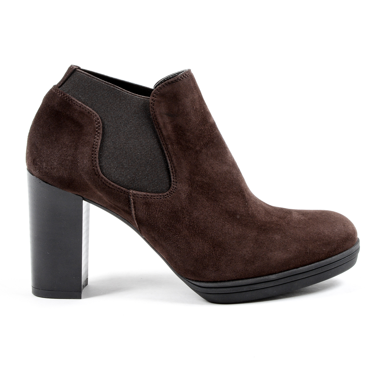 V 1969 Italia Stivaletto con tacco da donna marrone GRACY