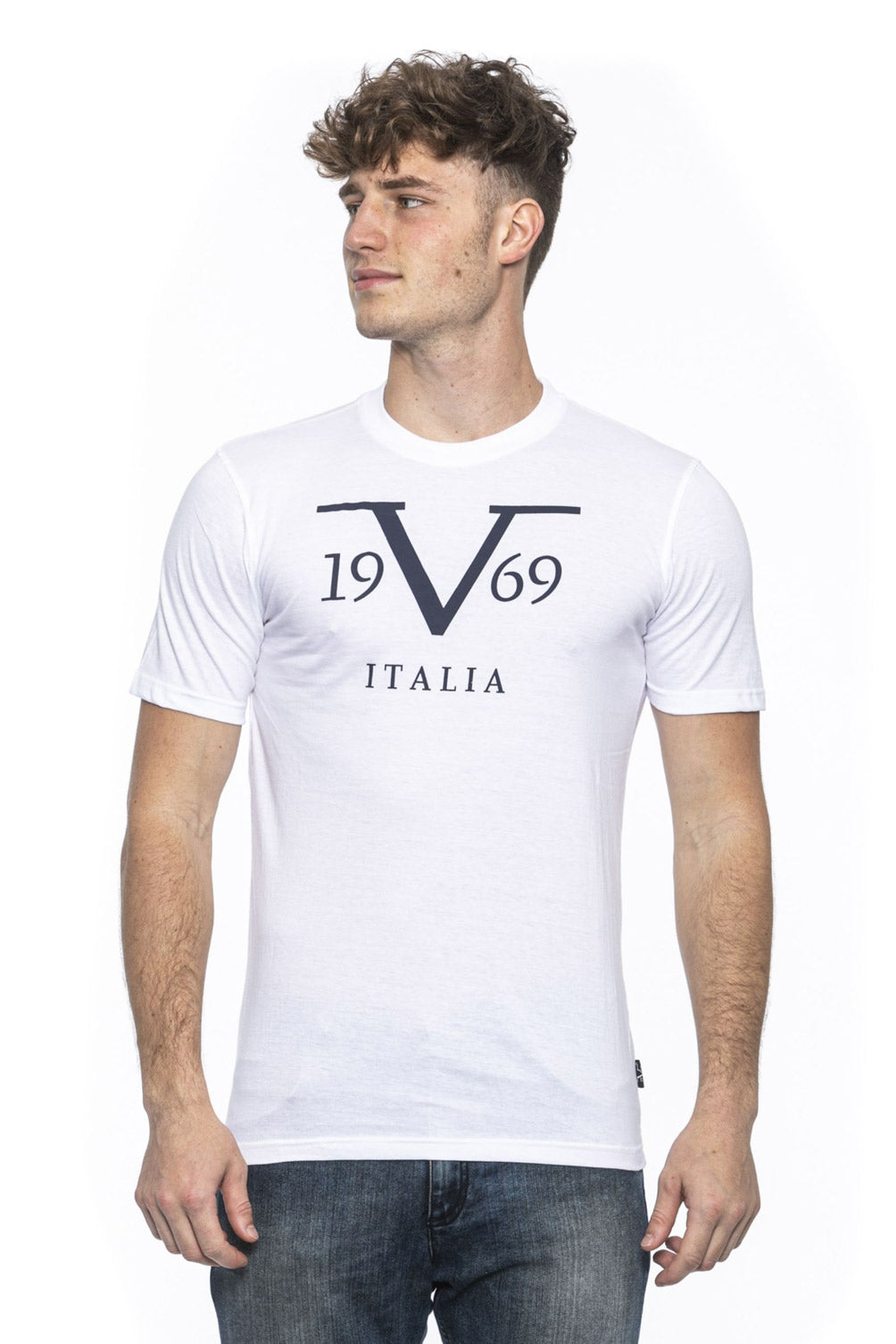 19V69 Italia T-shirt uomo bianca RAYAN WHITE