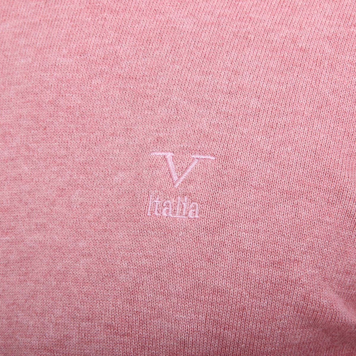 V 1969 Italia Maglione da uomo a maniche lunghe con scollo tondo