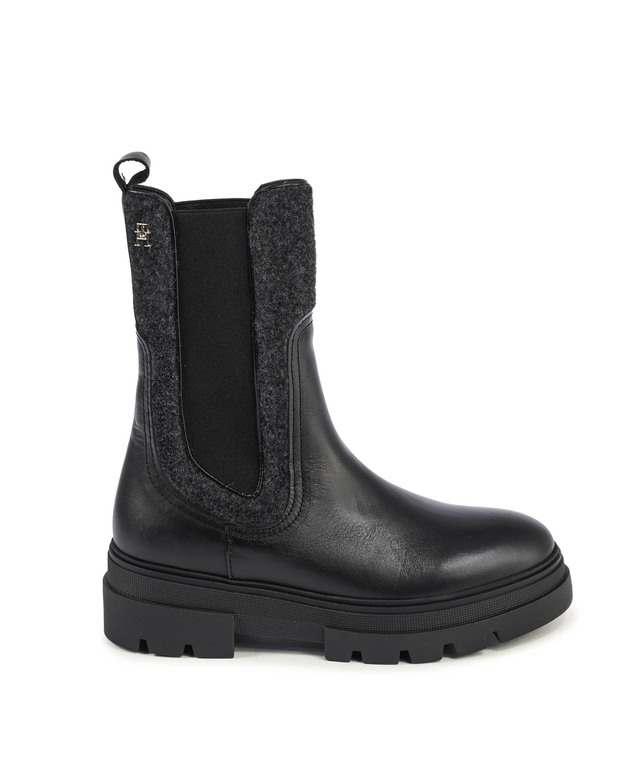 Tommy Hilfiger Stivali da donna NERO FW0FW07497BDS