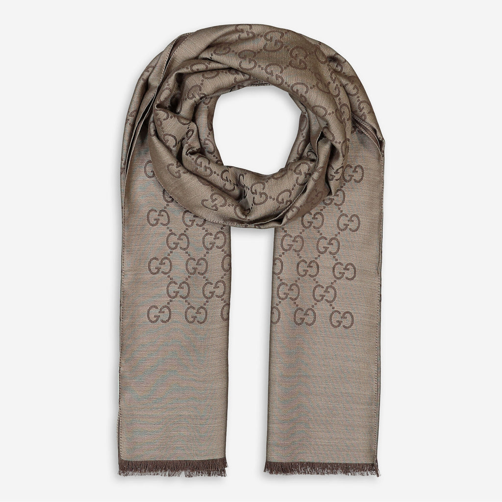 Gucci sciarpa uomo 70x200 marrone