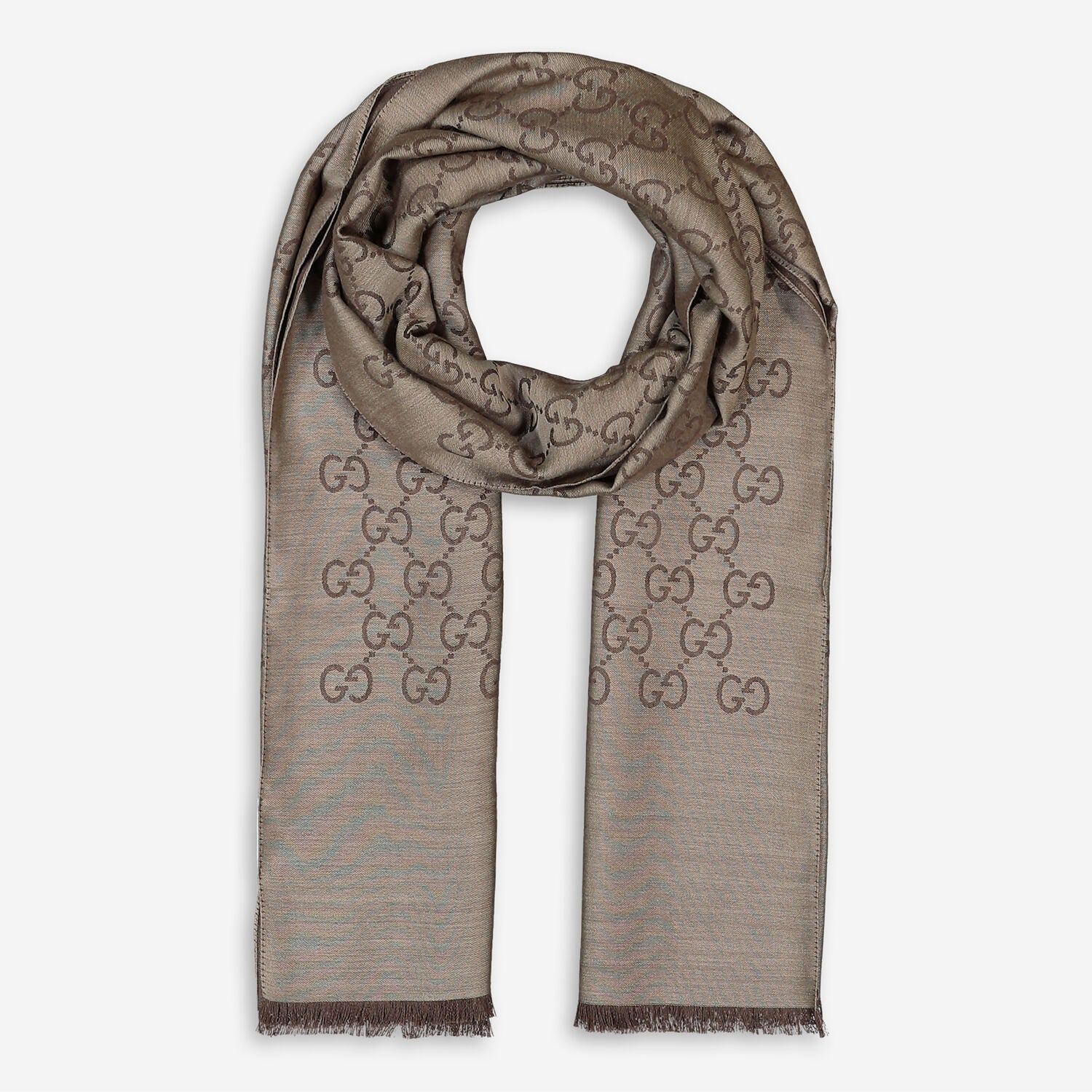 Gucci sciarpa uomo 70x200 marrone