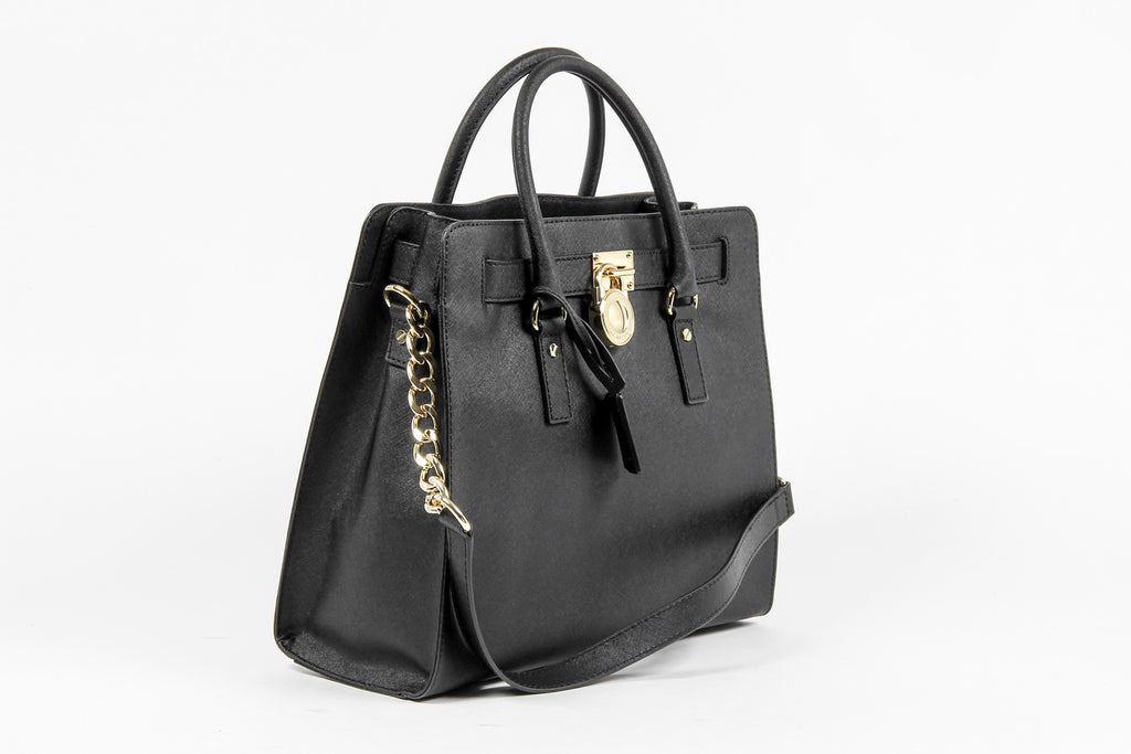 Borsa a mano grande in pelle Hamilton da donna Michael Kors