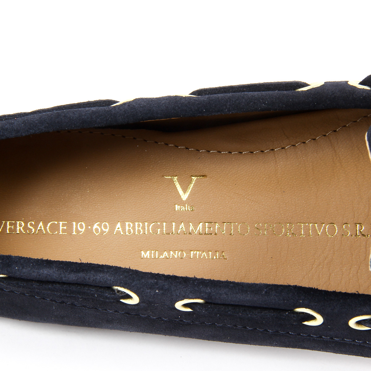V 1969 Italia Mocassino da donna blu scuro PISA
