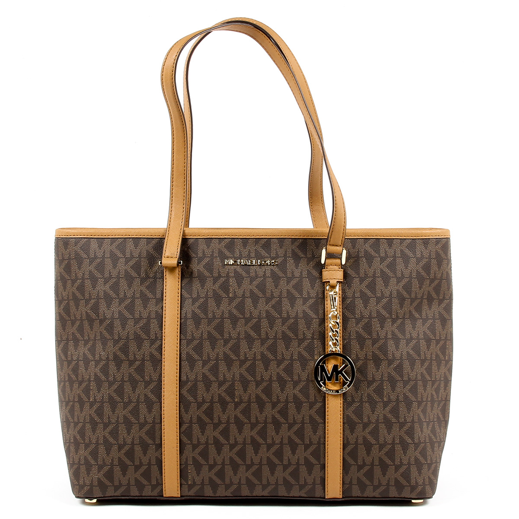Borsa a mano da donna Michael Kors SADY 35T7GD4T7B BRN ACORN
