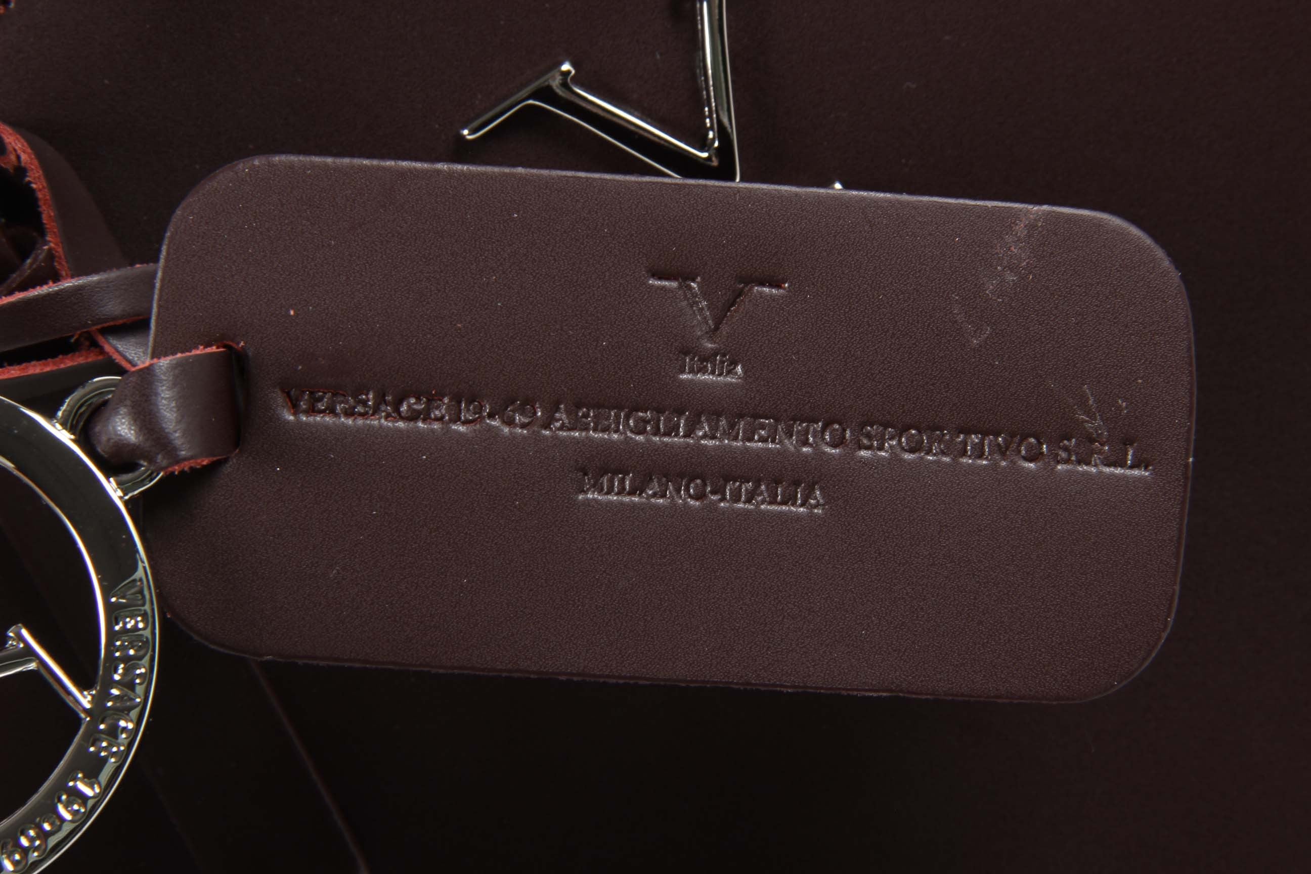 V 1969 Italia Womens Handbag V016-S RUGA STAMPATO BORDEAUX